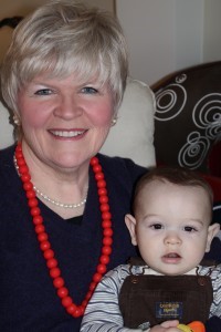 with first grandson Jacks