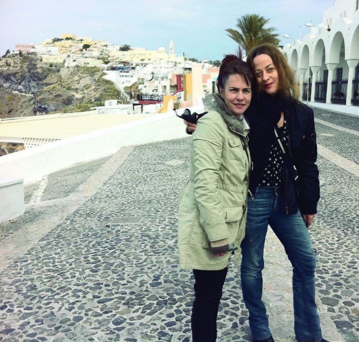 Me & Anna in Santorini