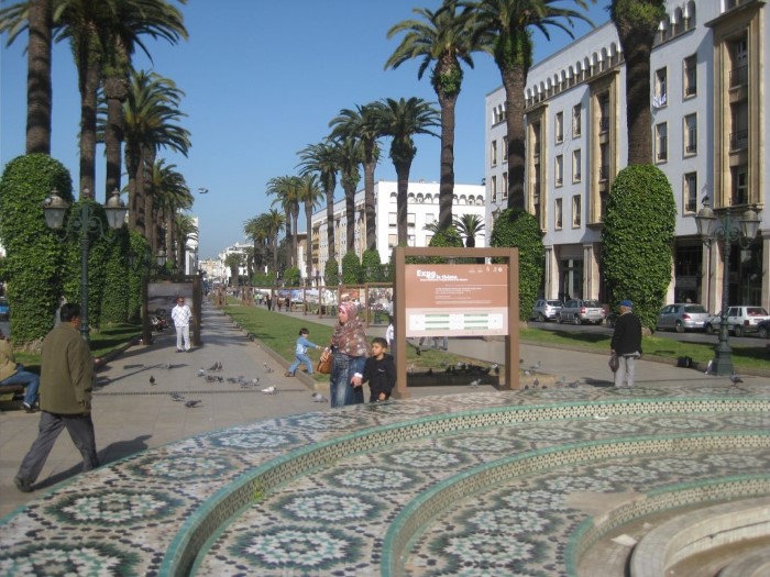 Main Avenue or Rabat, the city I grew up in. I walked it thousands of times