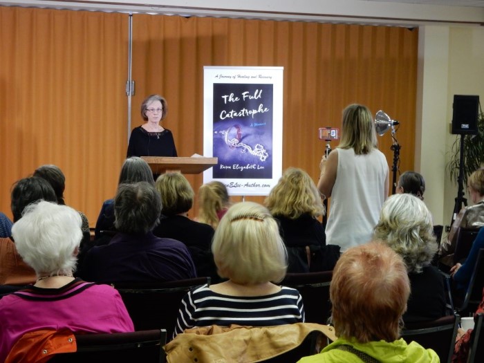Speaking at my book launch