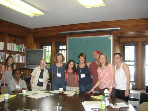 Amy Koko At her very first writing conference at Sarah Lawrence college at age 49