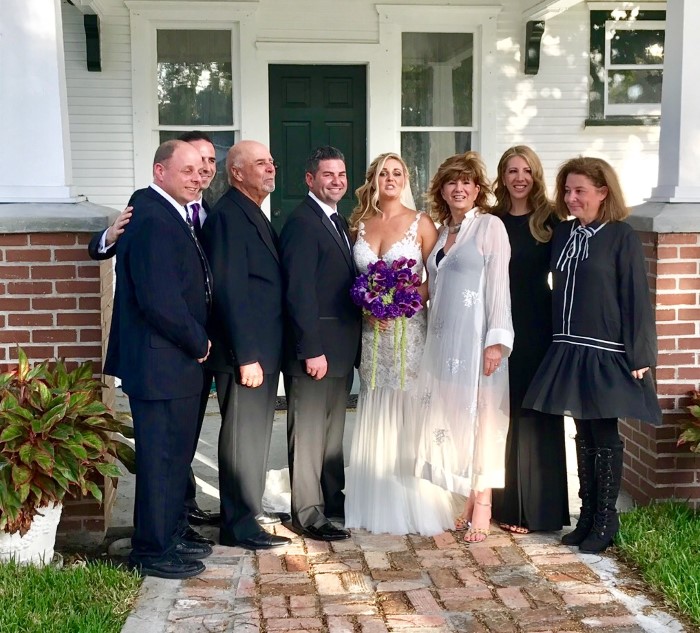 Our family together for my son Adam's wedding