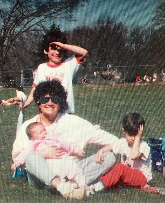 1987 in Central Park with my kids