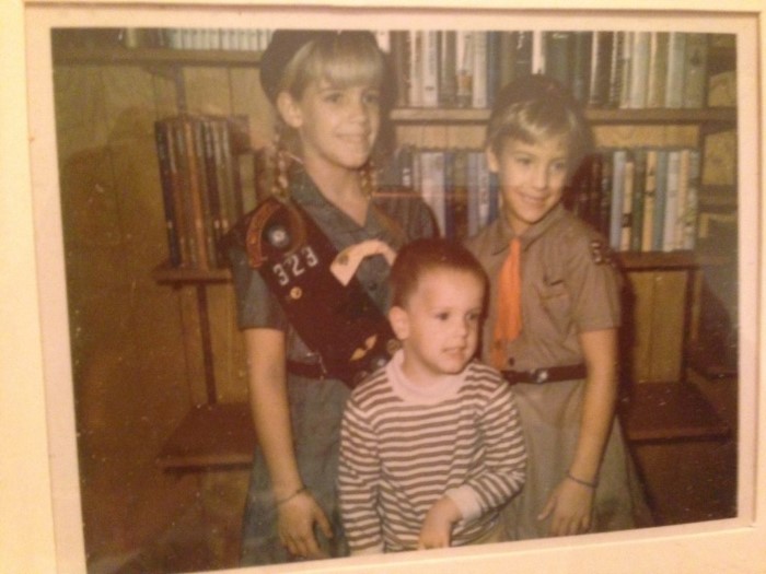 Wendy Michaels with her brother and sister
