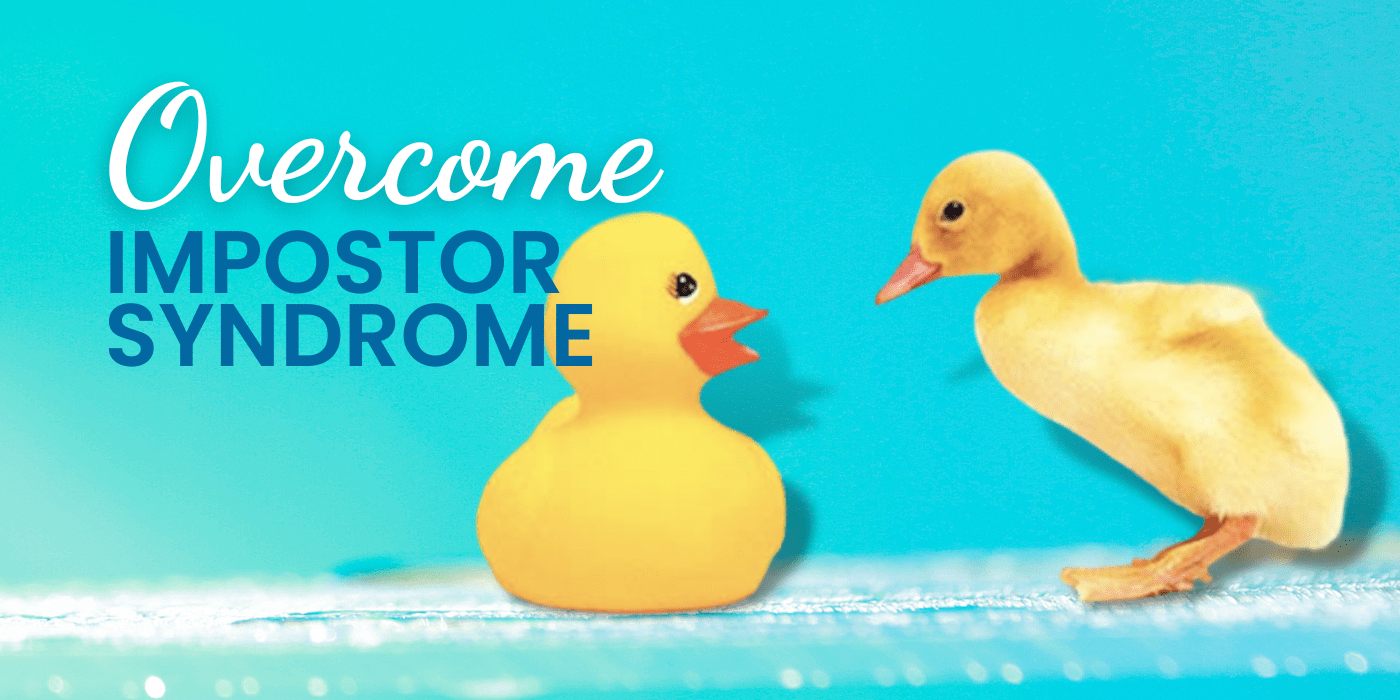 Impostor Syndrome Hero Image with Background